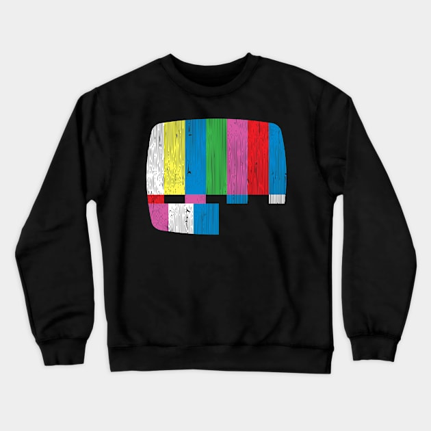 TEST PATTERN Crewneck Sweatshirt by tomburns